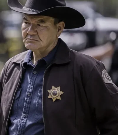 Sheriff Barnum Joe Pickett S02 Brown Jacket