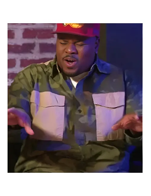 Grand Crew S02 Sherm Jones Camo Green Jacket Grand Crew S02 Sherm Jones Camo Green Jacket
