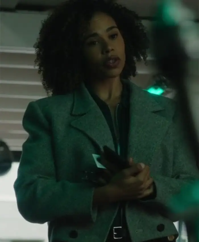 Sheryll Barnes FBI Most Wanted Cropped Jacket Sheryll Barnes FBI Most Wanted Cropped Jacket