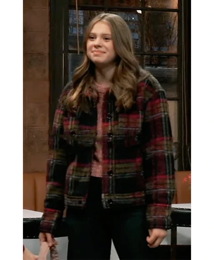 Charlotte Cassadine General Hospital Plaid Wool Shacket Charlotte Cassadine General Hospital Plaid Wool Shacket