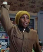 Cynthia Erivo Poker Face S02 Brown Cotton Jacket