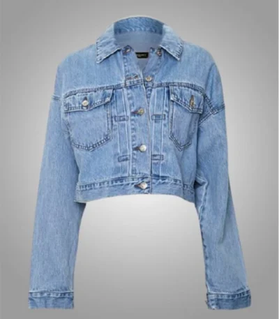 Emily In Paris Camille Razat Blue Jean Jacket