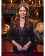 Emily In Paris S02 Emily Cooper Black Blazer