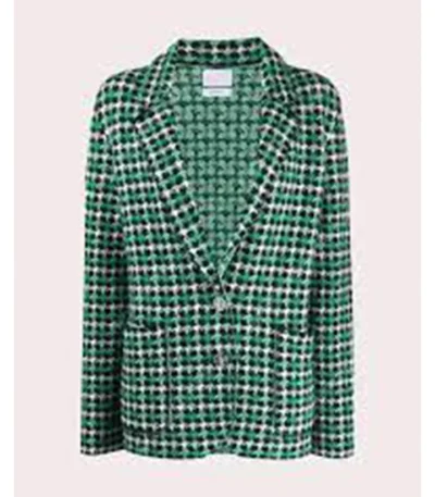 Emily in Paris S02 Lily Collins Green Plaid Blazer