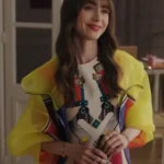Emily in Paris S03 Lily Collins Yellow Jacket