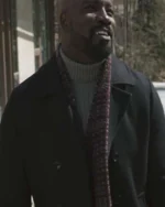 Evil Mike Colter Black Wool Coat