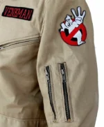 Ghostbusters Brown Cotton Jacket With Logo