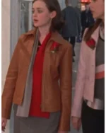 Gilmore Girls Rory Gilmore Brown Leather Jacket