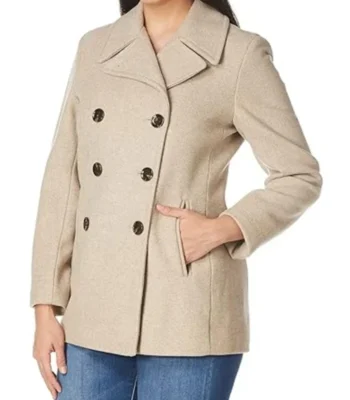 Kristina Wagner General Hospital Wool Peacoat