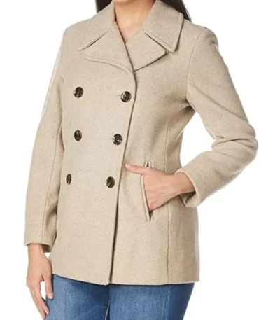 Kristina Wagner General Hospital Wool Peacoat
