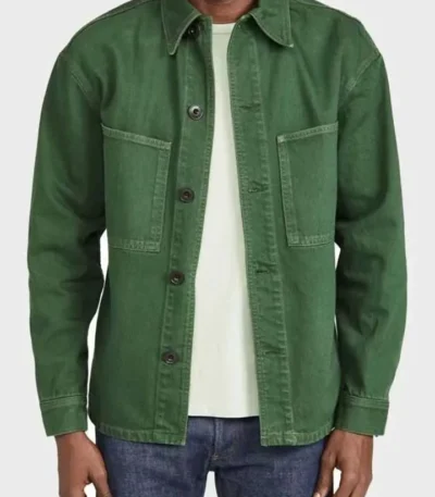 Lucas Bravo Emily In Paris Gabriel Cotton Green Jacket