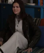 Mabel Mora Only Murders in the Building S05 Black Leather Jacket
