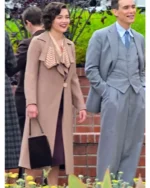 Oppenheimer Florence Pugh Brown Trench Coat