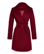 Sarah Rafferty My Life with the Walter Boys S02 Wool Coat