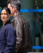 Stuart Scola FBI S07 Leather Bomber Jacket