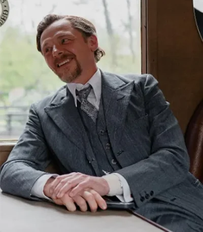 Simon Pegg Nandor Fodor And The Talking Mongoose Blazer
