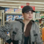 Sofia Carson Feel The Beat Grey Jacket