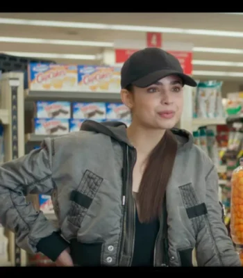 Sofia Carson Feel The Beat Grey Jacket
