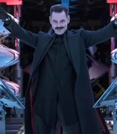 Sonic The Hedgehog Jim Carrey Trench Coat