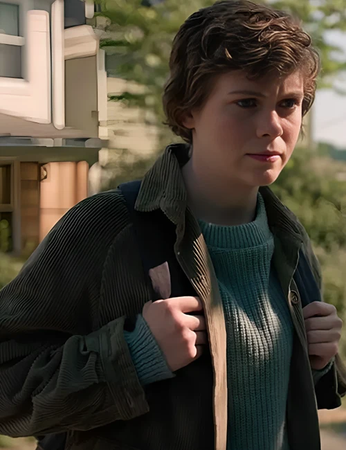 Sophia Lillis I Am Not Okay With This Brown Corduroy Jacket Sophia Lillis I Am Not Okay With This Brown Corduroy Jacket