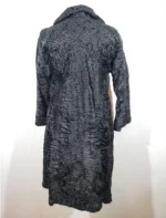 Stacey Persian Lamb Broadtail Fur Warm Black Coat