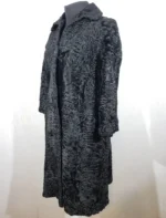 Stacey Persian Lamb Broadtail Fur Warm Black Coat