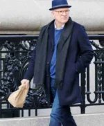 Steve Martin Only Murders in the Building Mid Length Black Coat