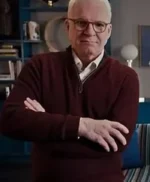 Steve Martin Only Murders in the Building S02 Red Wool Jacket