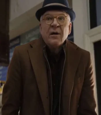 Steve Martin Only Murders in the Building S05 Brown Coat
