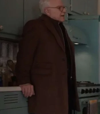 Steve Martin Only Murders in the Building S05 Brown Coat