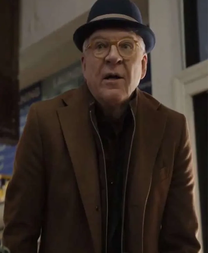 Steve Martin Only Murders in the Building S05 Brown Coat Steve Martin Only Murders in the Building S05 Brown Coat