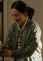 Stevie Zhao Found Green Bomber Jacket