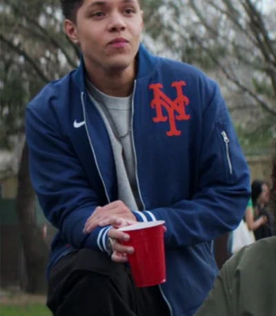 Stony Blyden Goosebumps S02 Blue Bomber Jacket