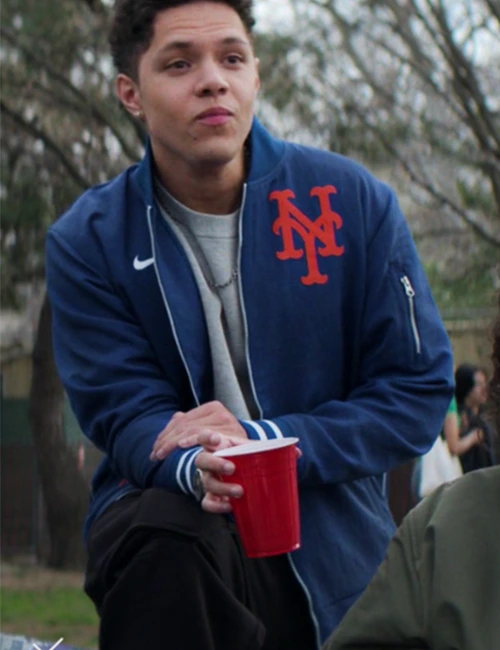 Stony Blyden Goosebumps S02 Blue Bomber Jacket Stony Blyden Goosebumps S02 Blue Bomber Jacket