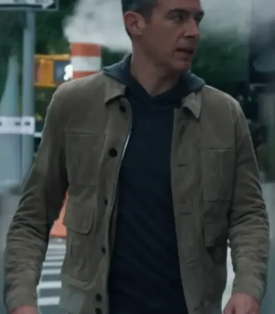 Stuart Scola FBI Brown Leather Jacket
