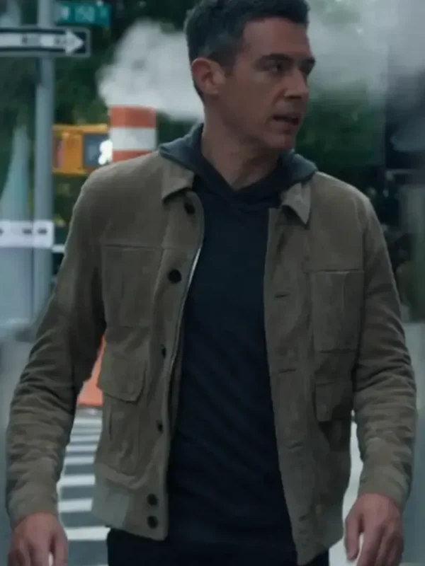 Stuart Scola FBI Brown Leather Jacket