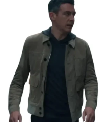 Stuart Scola FBI Brown Leather Jacket