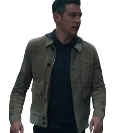 Stuart Scola FBI Brown Leather Jacket