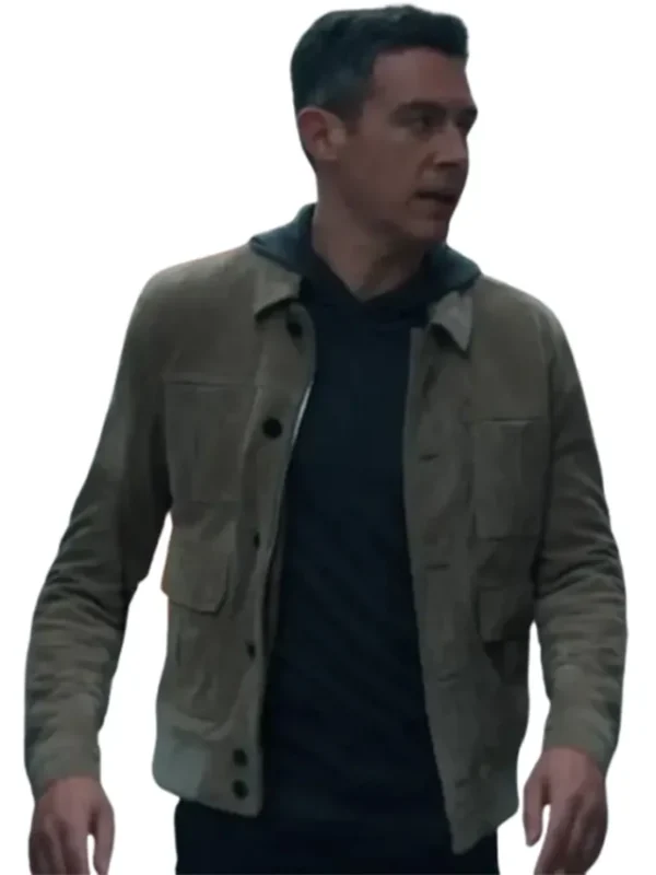Stuart Scola FBI Brown Leather Jacket