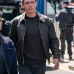 Stuart Scola FBI S07 Leather Bomber Jacket