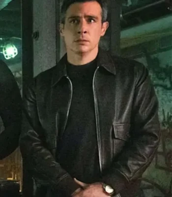 Stuart Scola FBI S07 Leather Bomber Jacket