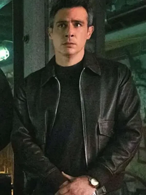 Stuart Scola FBI S07 Leather Bomber Jacket