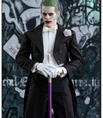 Suicide Squad Joker Notch Collar Black Dinner Blazer