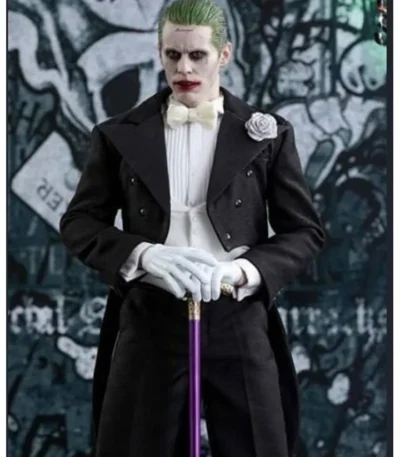 Suicide Squad Joker Notch Collar Black Dinner Blazer