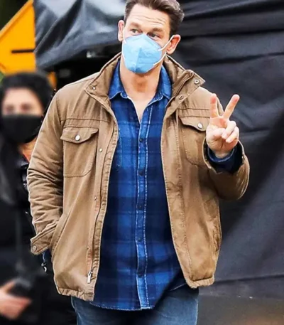 Suicide Squad Peacemaker John Cena Brown Jacket
