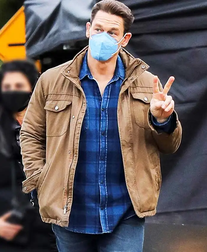 Suicide Squad Peacemaker John Cena Brown Jacket Suicide Squad Peacemaker John Cena Brown Jacket
