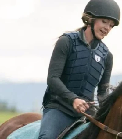 TV Series Heartland Amber Marshall Leather Vest