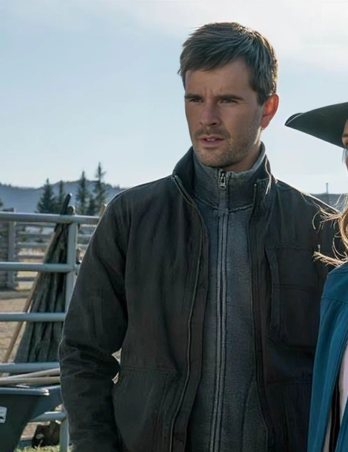 TV Series Heartland Graham Wardle Black Jacket TV Series Heartland Graham Wardle Black Jacket