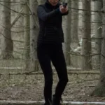 Tamara Taylor October Faction Black Puffer Jacket