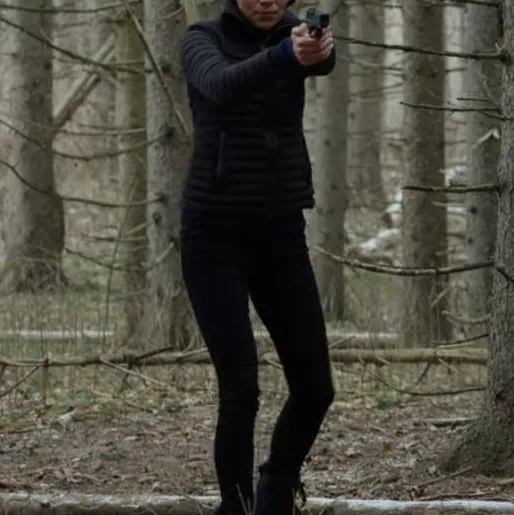 Tamara Taylor October Faction Black Puffer Jacket Tamara Taylor October Faction Black Puffer Jacket